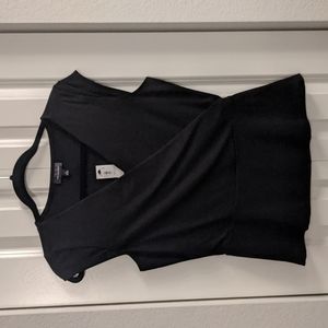 The Limited peplum top, S, black, NWT